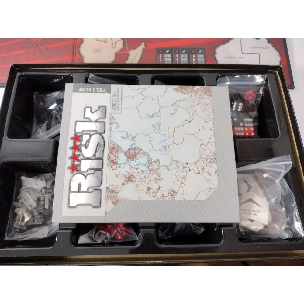 Risk Board Game 2008 Hasbro Parker Brothers Strategy Game Complete